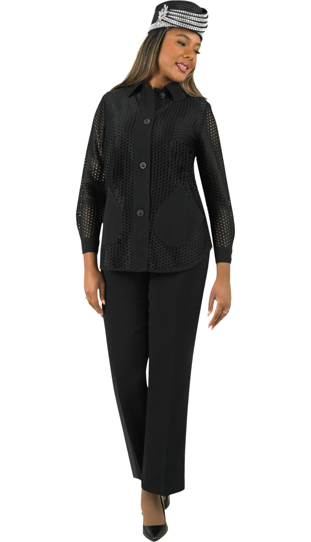 Lily and Taylor Pant Set 4781