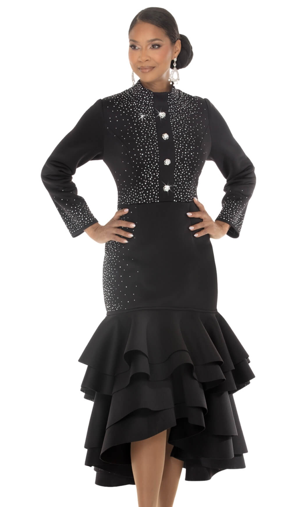 Donna Vinci Dress 12301-BK