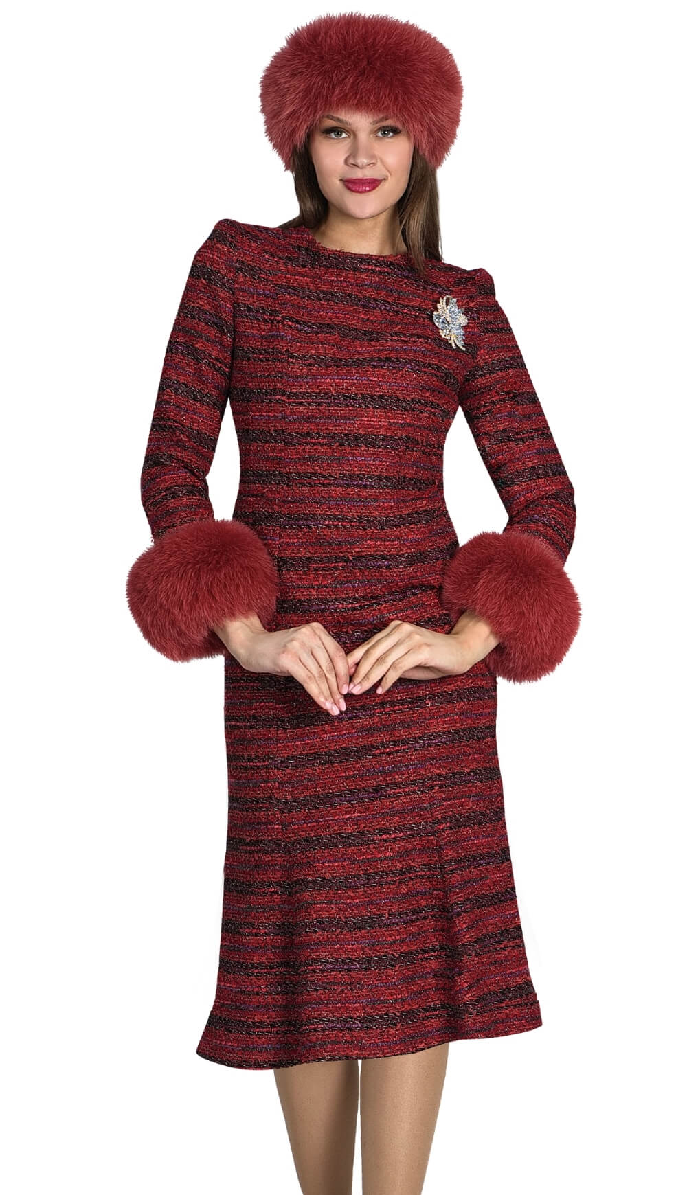Lily and Taylor Dress 5086-RD