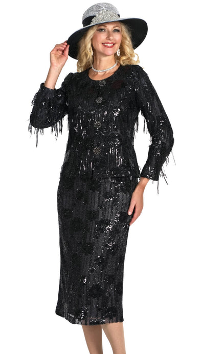 Lily And Taylor Suit 5200-BK