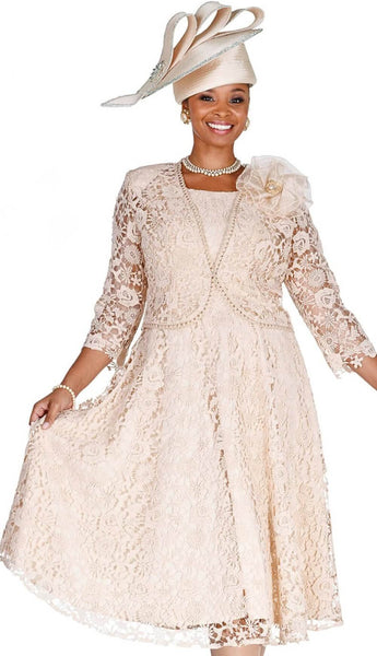 Champagne Dress 6458