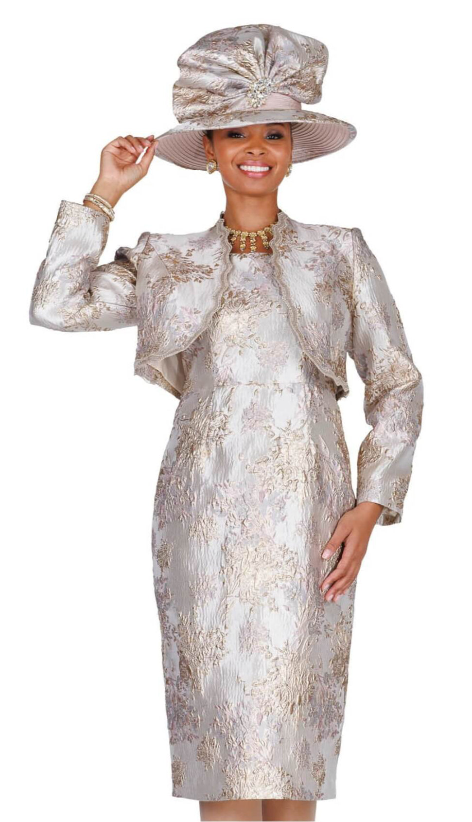 Champagne Dress 6464 – LBJ FASHIONS