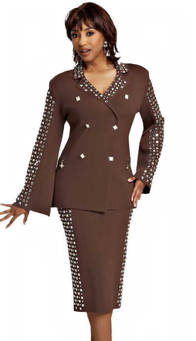 Donna Vinci Knit Suit 13389