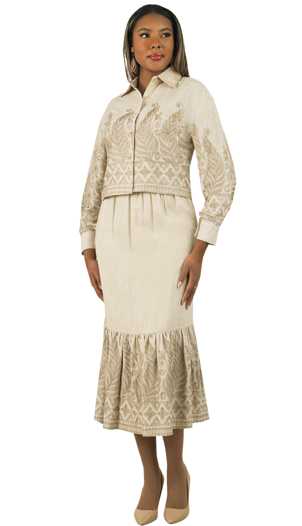 Lily and Taylor Skirt Set 5051