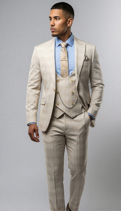 Vinci Men's Suit SV1W-1