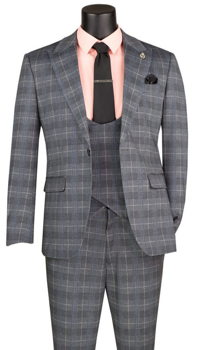 Vinci Men's Suit SV1W-1