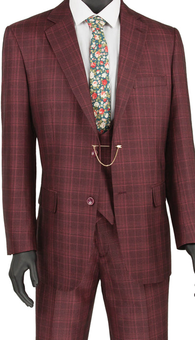 Vinci Men's Suit V2RW-7